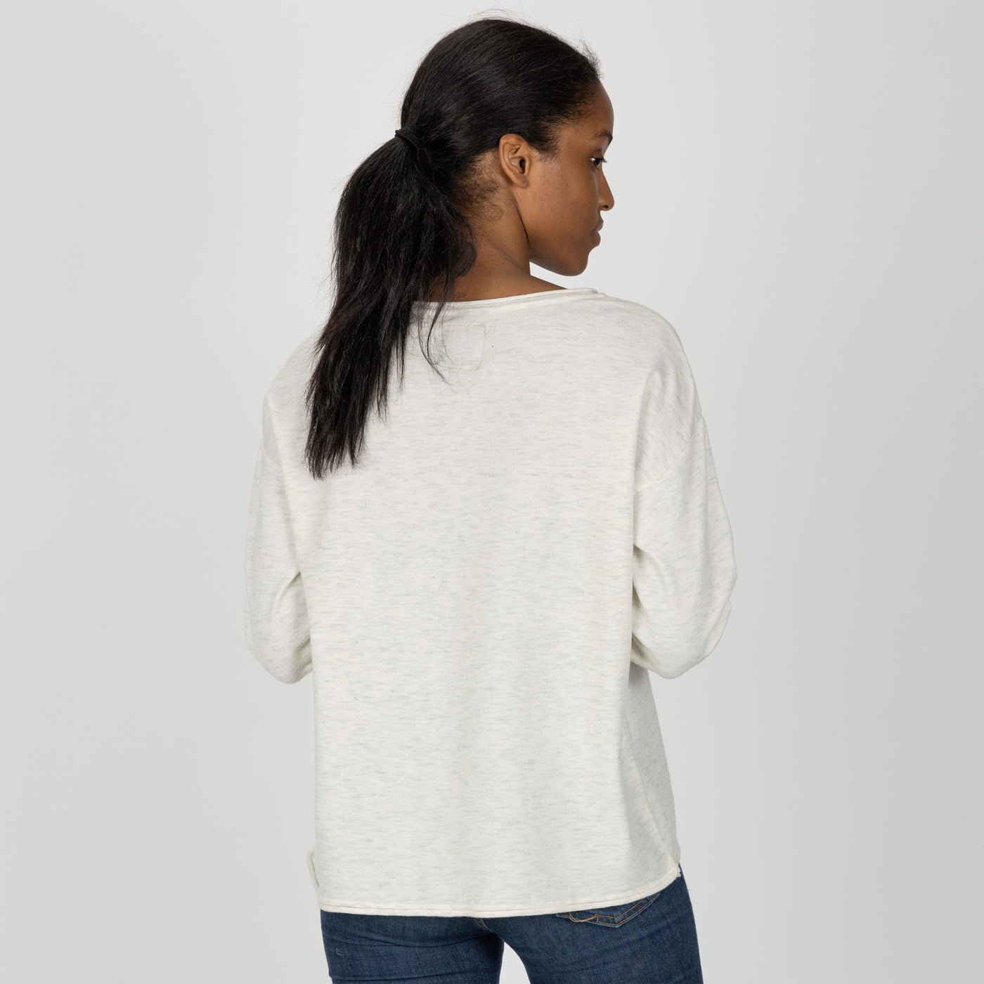 Sweater Knit Pullover - Ivory