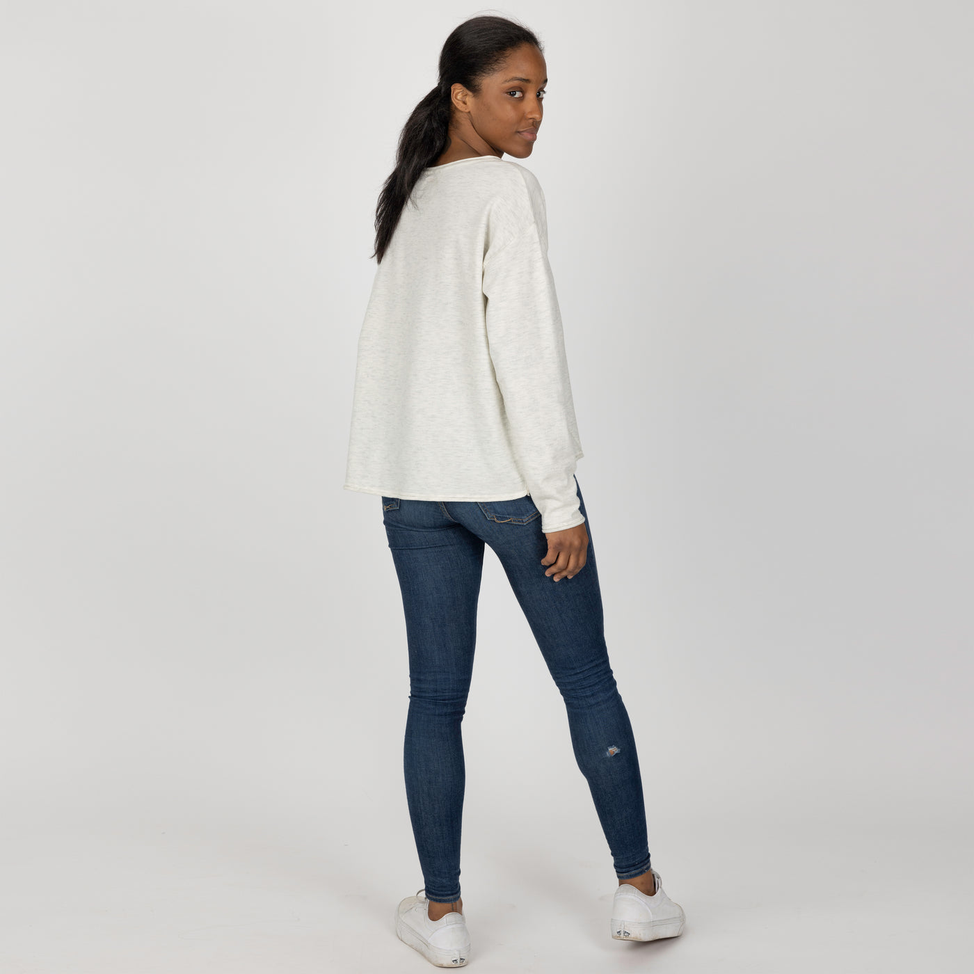 Sweater Knit Pullover - Ivory