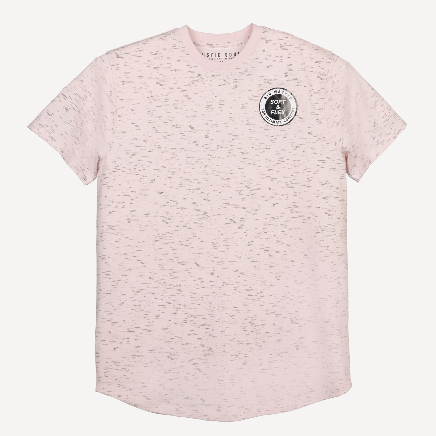 Biowash Printed Flex Tee - Pink Marshmallow