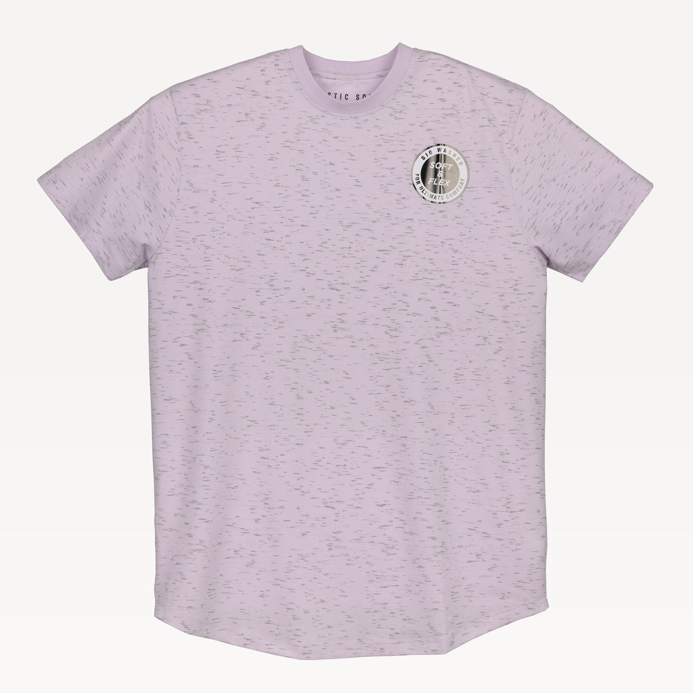 Biowash Printed Flex Tee - Lavender Fog