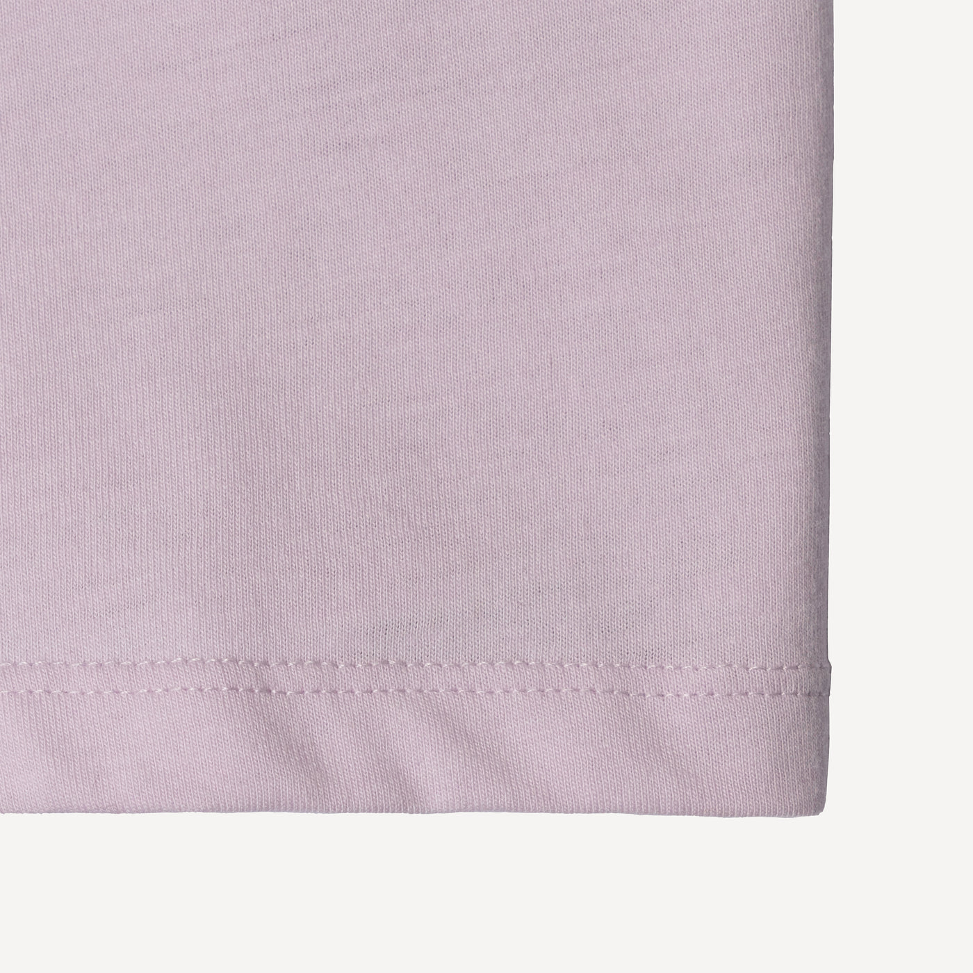 Washed Embroidered Crewneck Tee - Lavender Fog / Gratitude