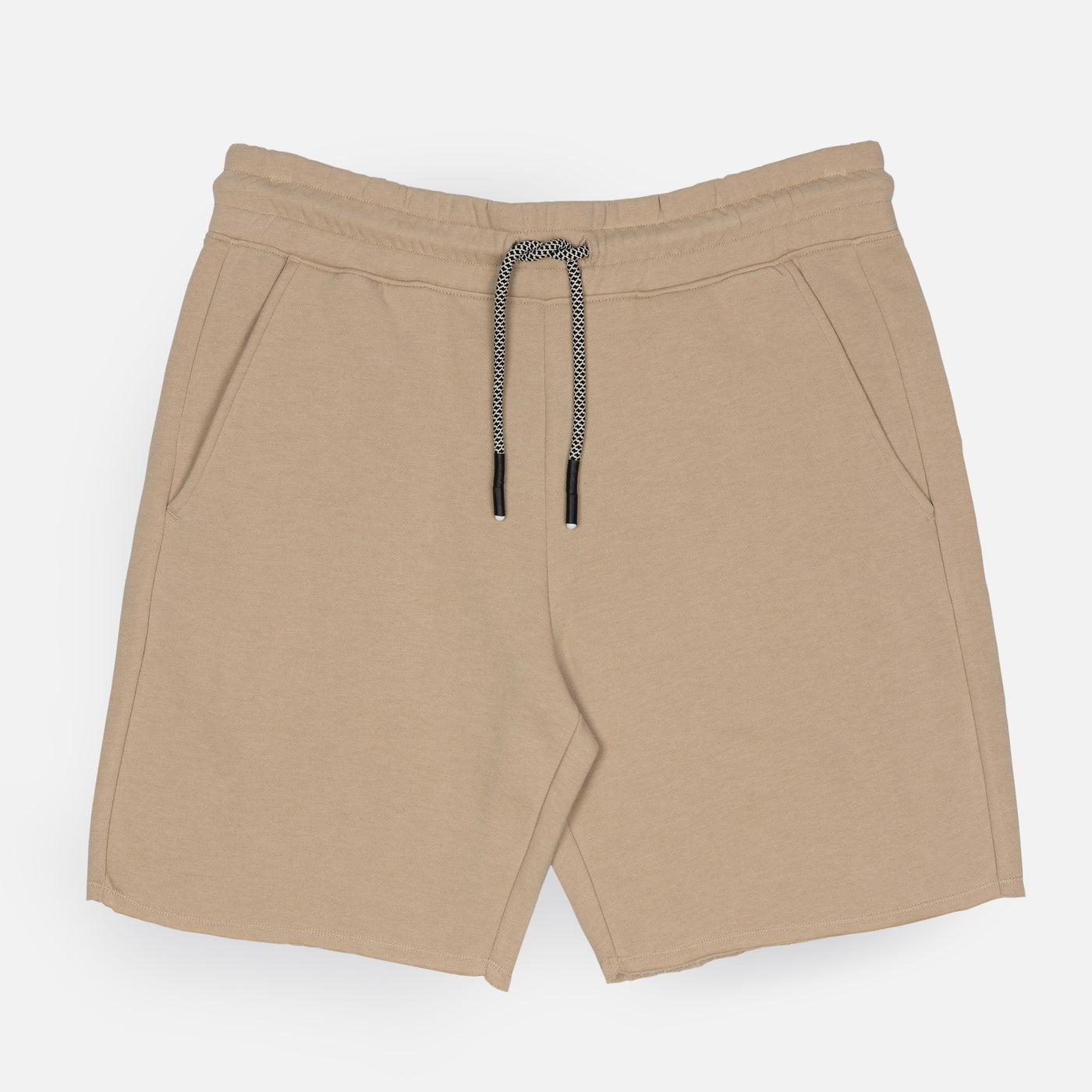 Mens Raw Edge Fleece Shorts - Fields of Rye