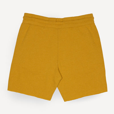 Mens Raw Edge Fleece Shorts - Tawny Olive