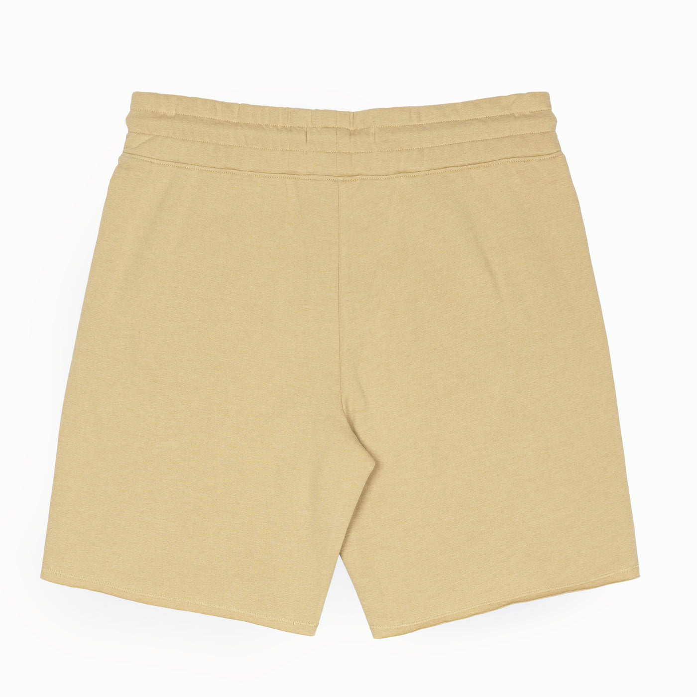 Mens Raw Edge Fleece Shorts 5.5 inch Inseam - Pale Khaki