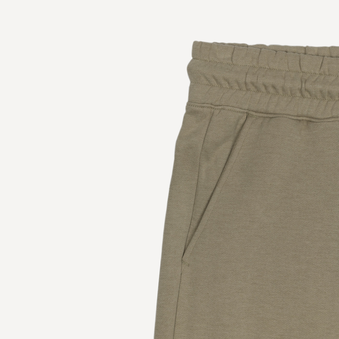 Mens Raw Edge Fleece Shorts 5.5 inch Inseam - Elm