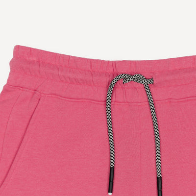 Mens Raw Edge Fleece Shorts - Sugar Coral