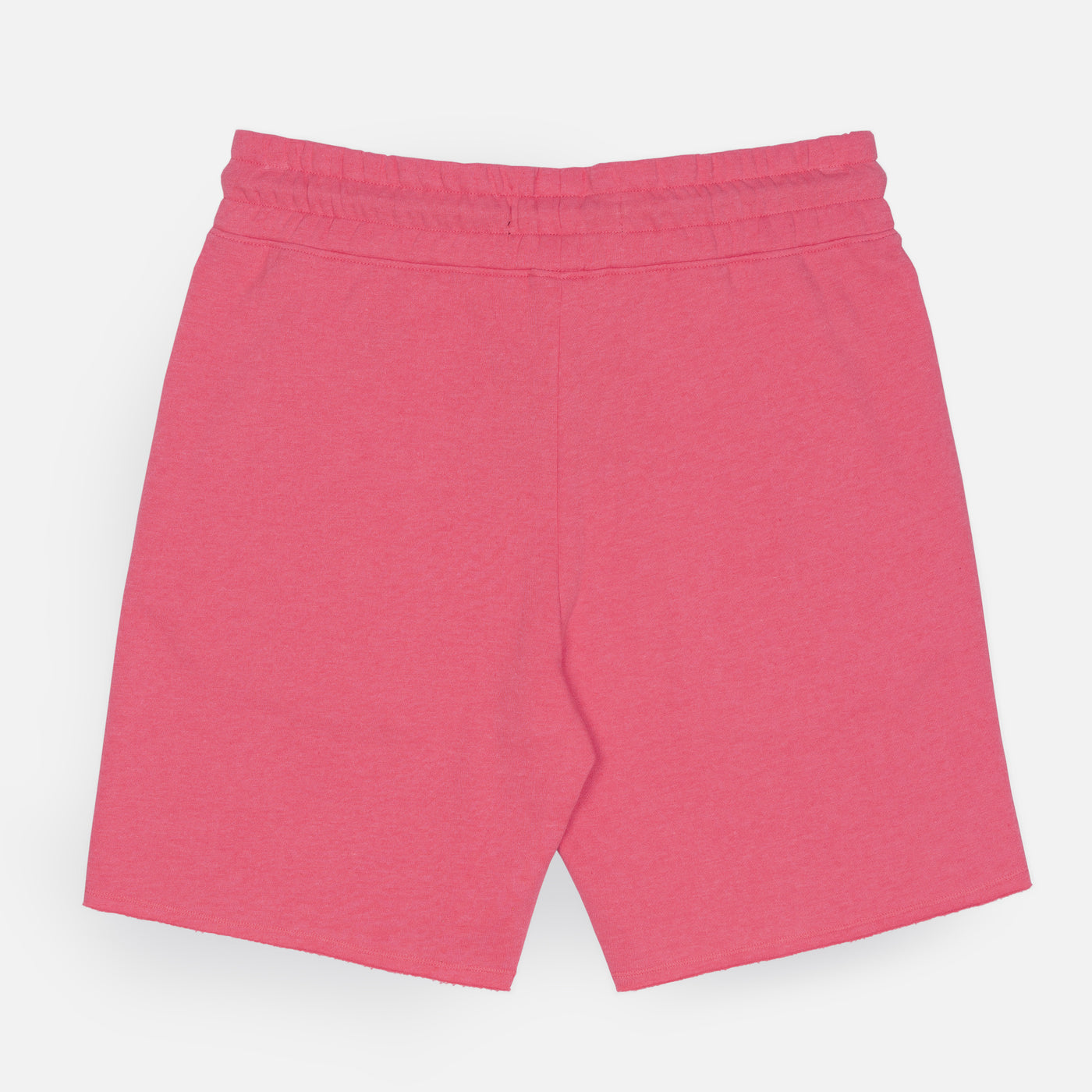 Mens Raw Edge Fleece Shorts - Sugar Coral