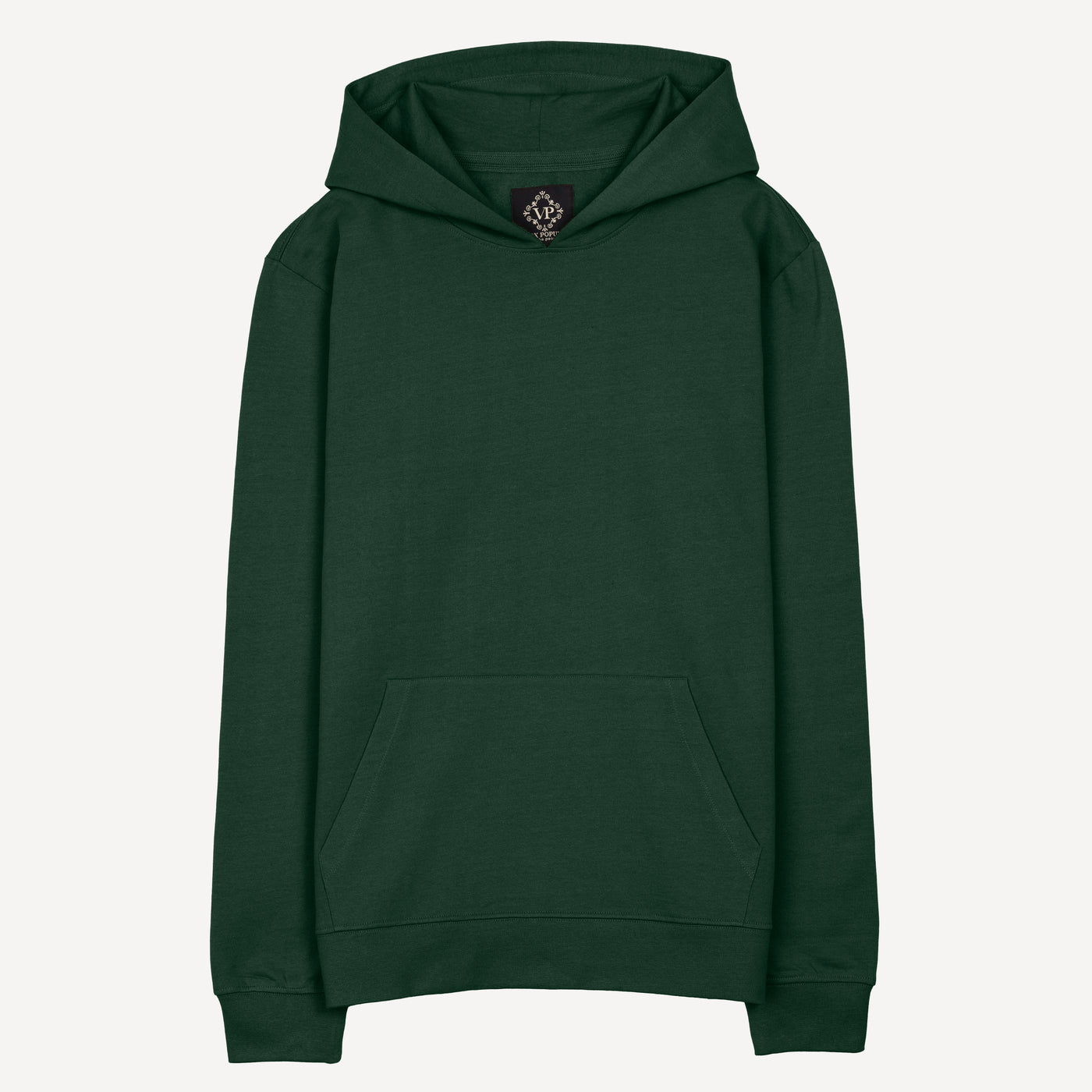 Pullover Hoodie made with 100% Recycled Fiber - Green