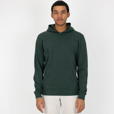 Pullover Hoodie made with 100% Recycled Fiber - Green