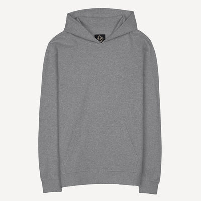 Pullover Hoodie made with 100% Recycled Fiber - Heather Grey