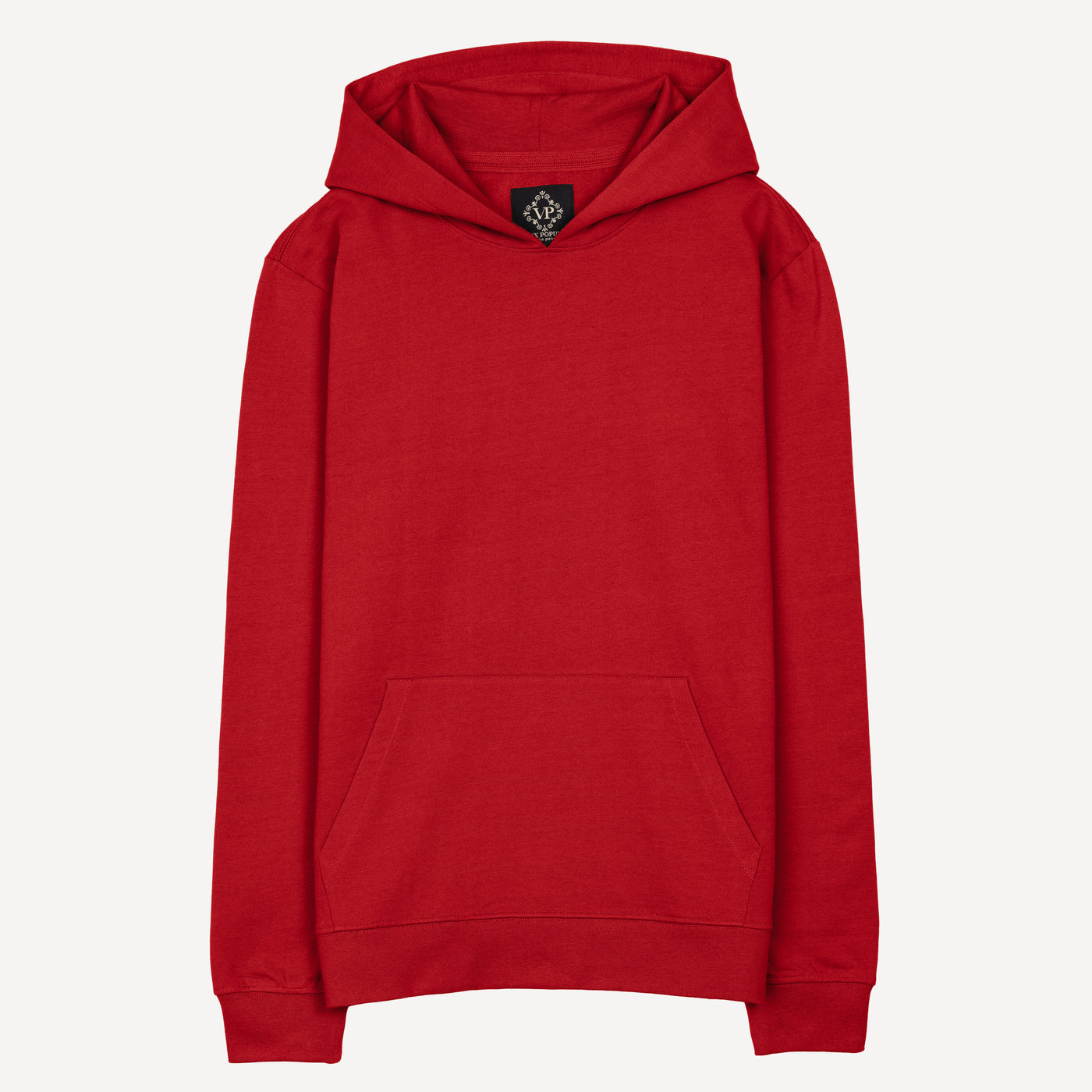 Pullover Hoodie made with 100% Recycled Fiber - Red