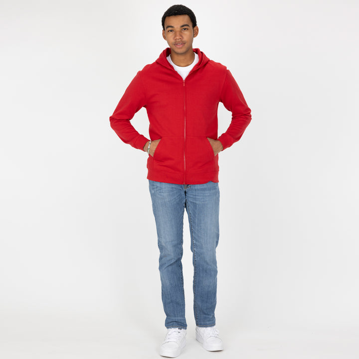 Retro Classic Zip Hoodie - Red – Ravelheart