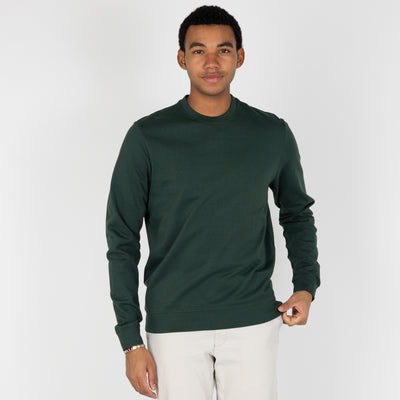 Fleece Crew made with 100% Recycled Fiber - Green