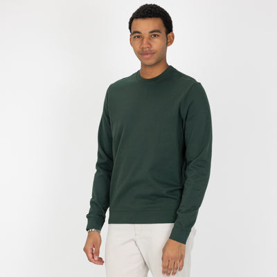 Fleece Crew made with 100% Recycled Fiber - Green