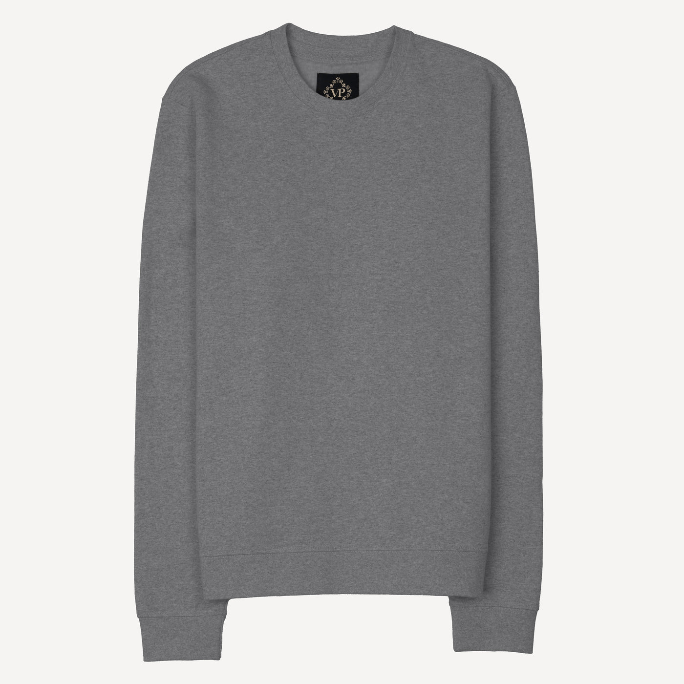 Fleece Crew made with 100% Recycled Fiber - Heather Grey