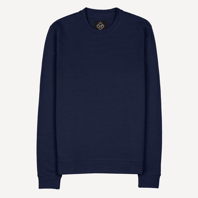 Fleece Crew made with 100% Recycled Fiber - Navy