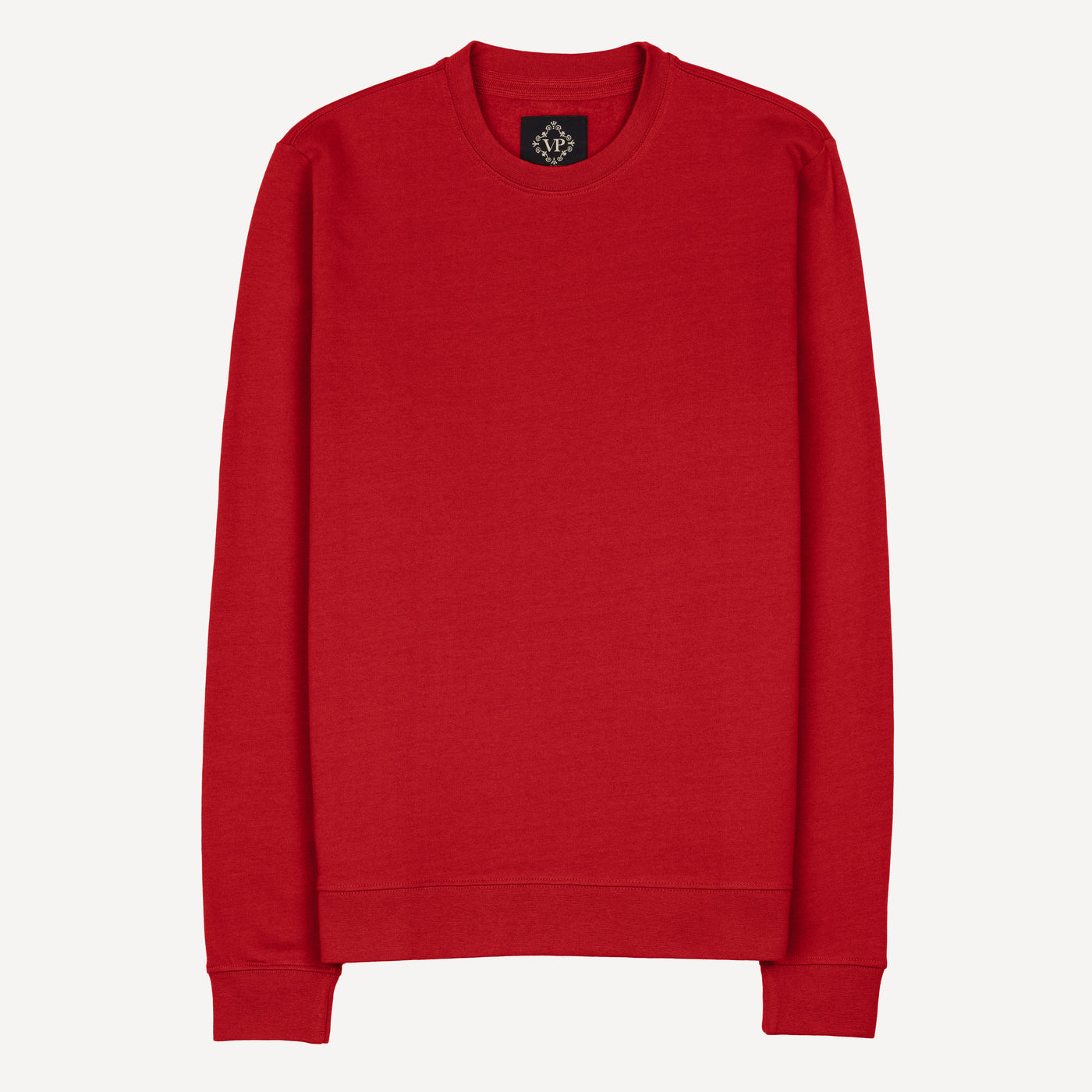 Fleece Crew made with 100% Recycled Fiber - Red