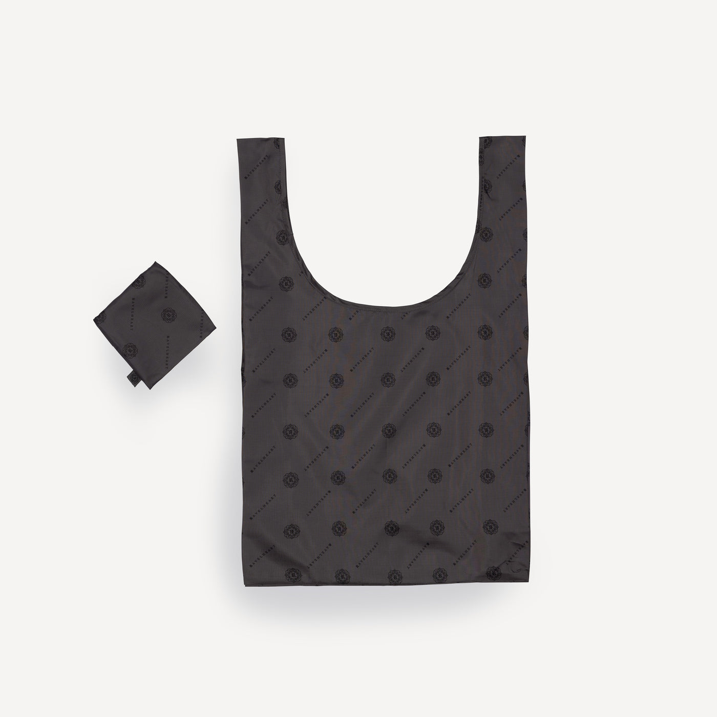 Ravelheart Logo Reusable Shopping Bag - Charcoal Grey
